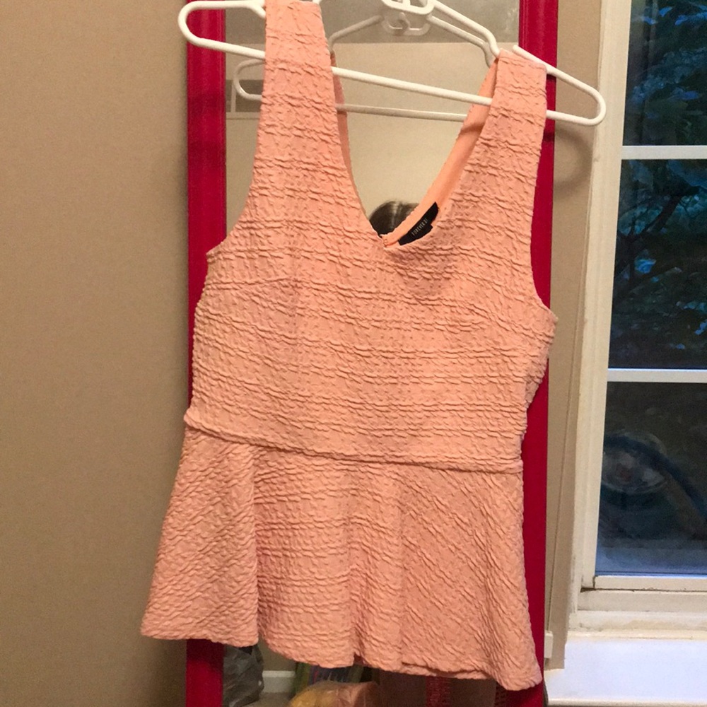 baby pink tank top